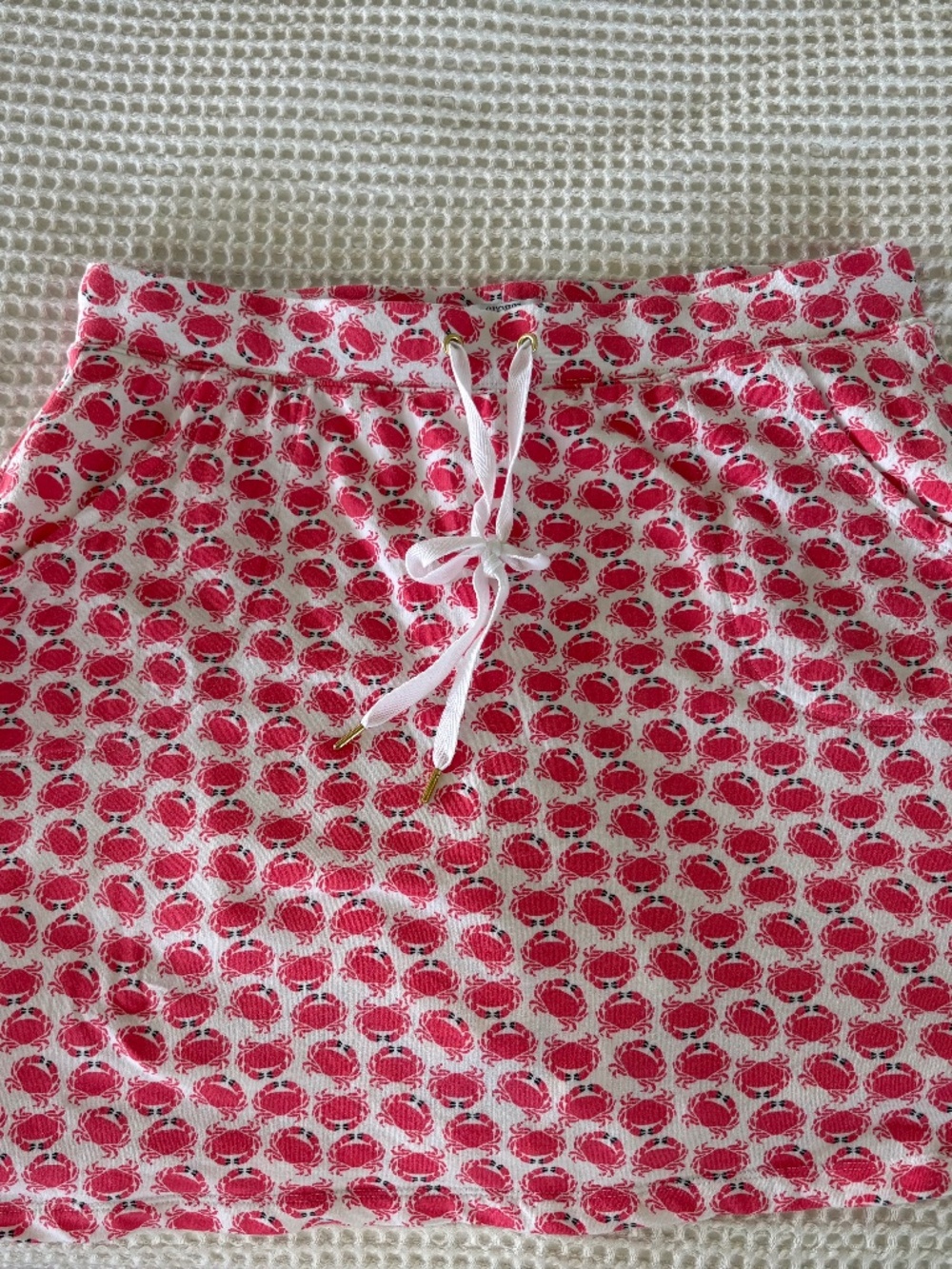 Skort Size 1X Crown and Ivy Crab Print Excellent Condition